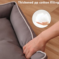Four-Season Waterproof Dog Sofa Bed – Bite-Resistant | PuppyPaw™