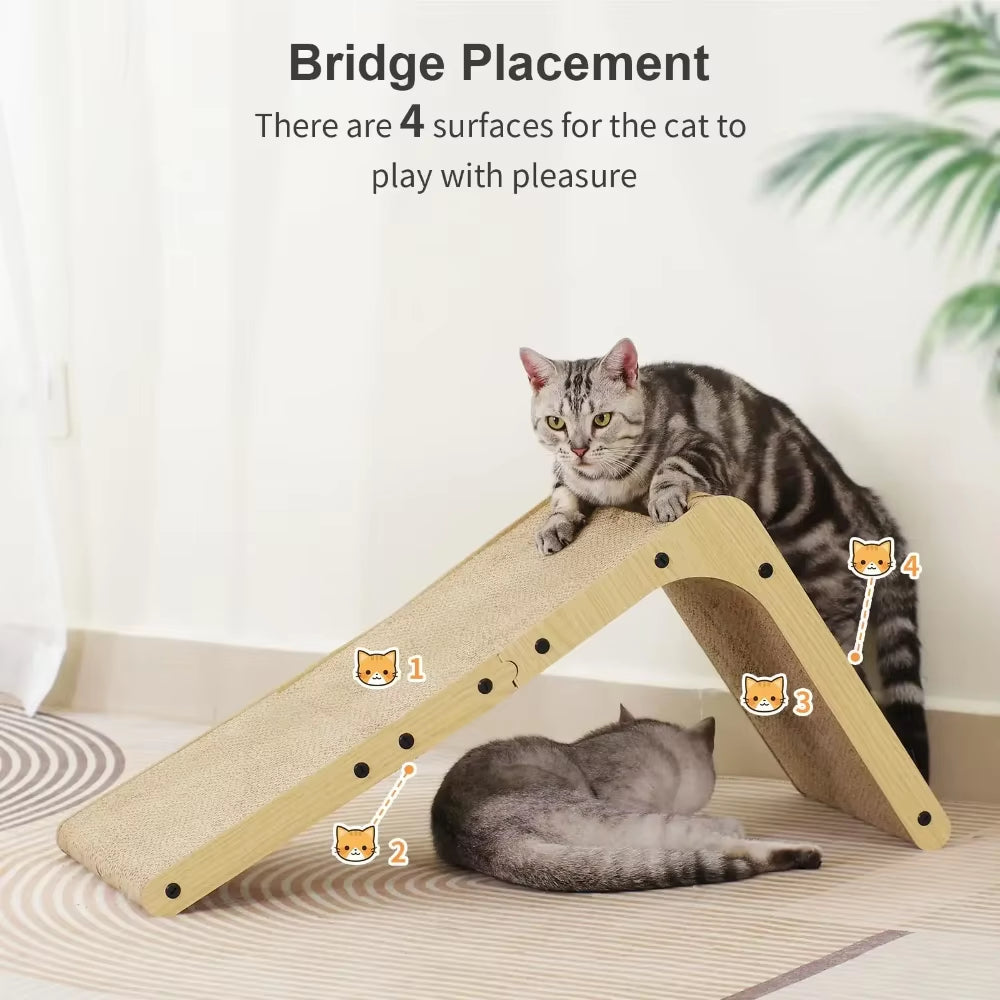 Scraper for Cats Cardboard Large/Small L-Shape Wear-Resistant Scratch-Resistant Cat Scratching Post Cat Toy Pets Cat Accessories