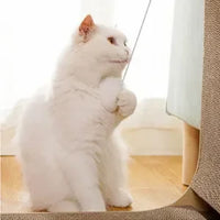 L-Shape Cat Scratching Post – Cardboard | PuppyPaw™