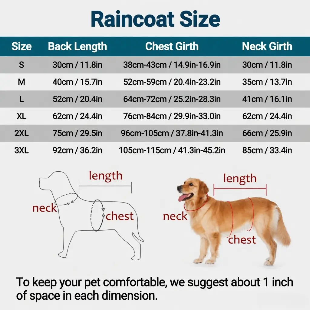 Dog Hooded Raincoat – Cape Style Reflective | PuppyPaw™