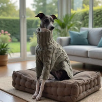 Dog Turtleneck Sweater – Warm Knit for Whippets | PuppyPaw™