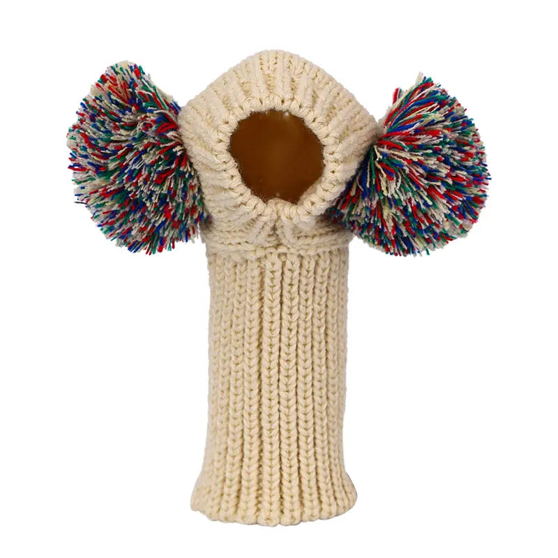 Winter Dog Hat – Elastic Wool for Whippets | PuppyPaw™