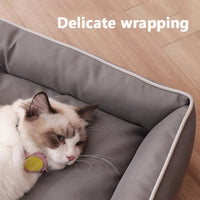 Four-Season Waterproof Dog Sofa Bed – Bite-Resistant | PuppyPaw™