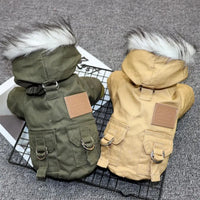 Thickened Hoodie Dog Coat – Polyester Fleece | PuppyPaw™