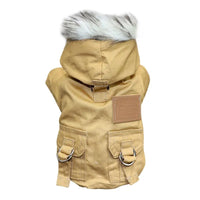 Thickened Hoodie Dog Coat – Polyester Fleece | PuppyPaw™