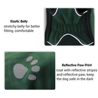 Fleece Dog Jacket – Reflective Windproof Coat | PuppyPaw™