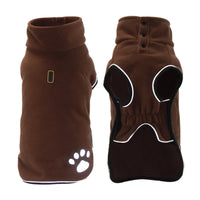 Fleece Dog Jacket – Reflective Windproof Coat | PuppyPaw™