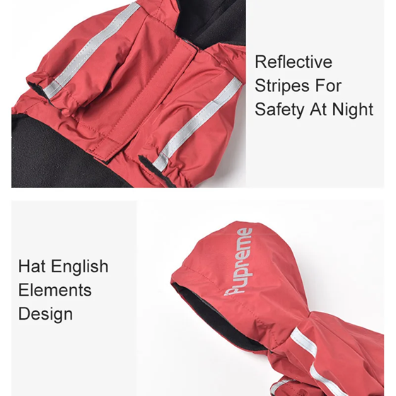 PuppyPaw™ Waterproof Reflective Coat