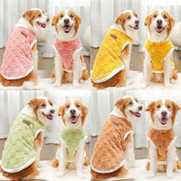 Flannel Dog Coat – Cotton Fleece Pullover | PuppyPaw™