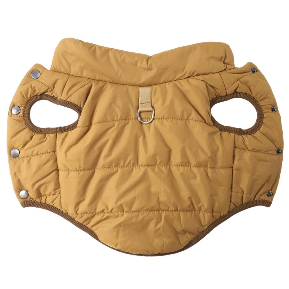 Waterproof Fleece Dog Jumpsuit – Hooded & Lined | PuppyPaw™