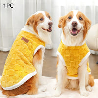 Flannel Dog Coat – Cotton Fleece Pullover | PuppyPaw™