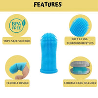 Silicone Finger Toothbrush – 360° Pet Dental Care | PuppyPaw™
