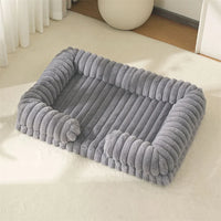 Calming Orthopedic Memory Foam Dog Bed – Bolster | PuppyPaw™
