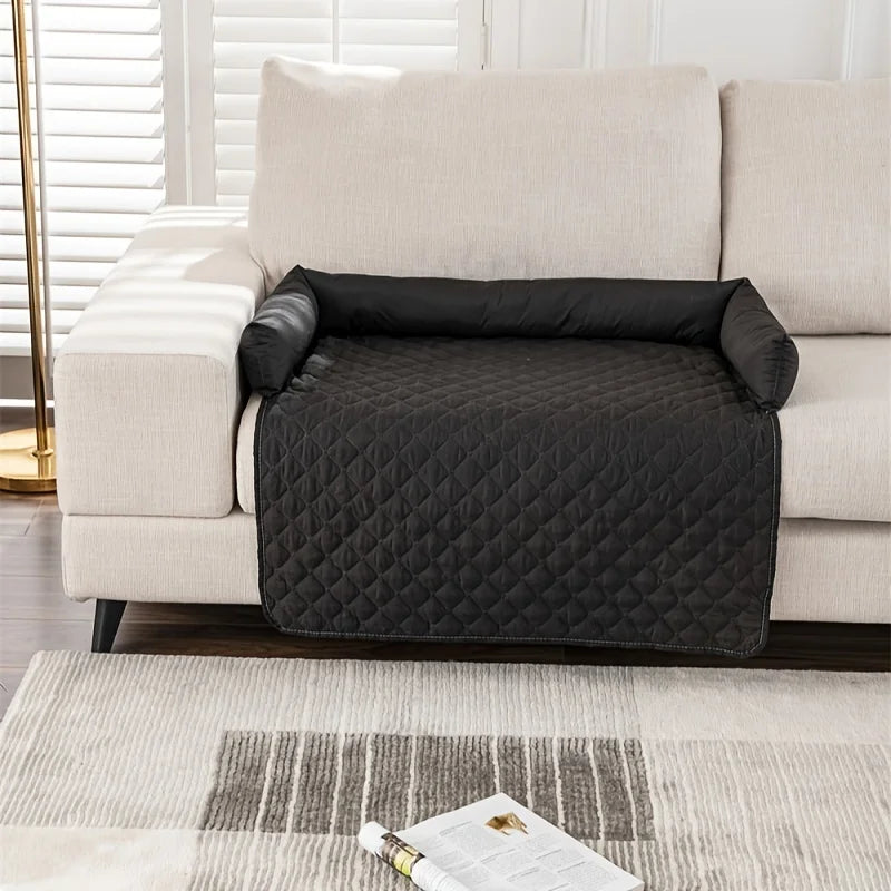 Waterproof Pet Sofa Bed – Removable Bolster Cushion | PuppyPaw™