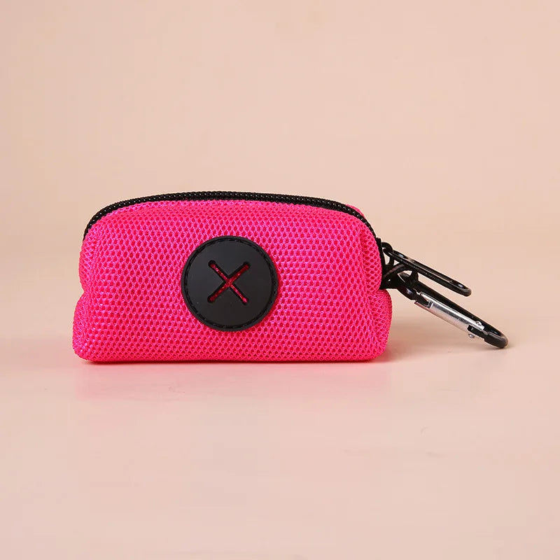 Canvas Dog Poop Bag Dispenser – Carabiner Clip | PuppyPaw™