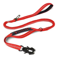 Heavy Duty Bungee Dog Leash – Double Handle | PuppyPaw™