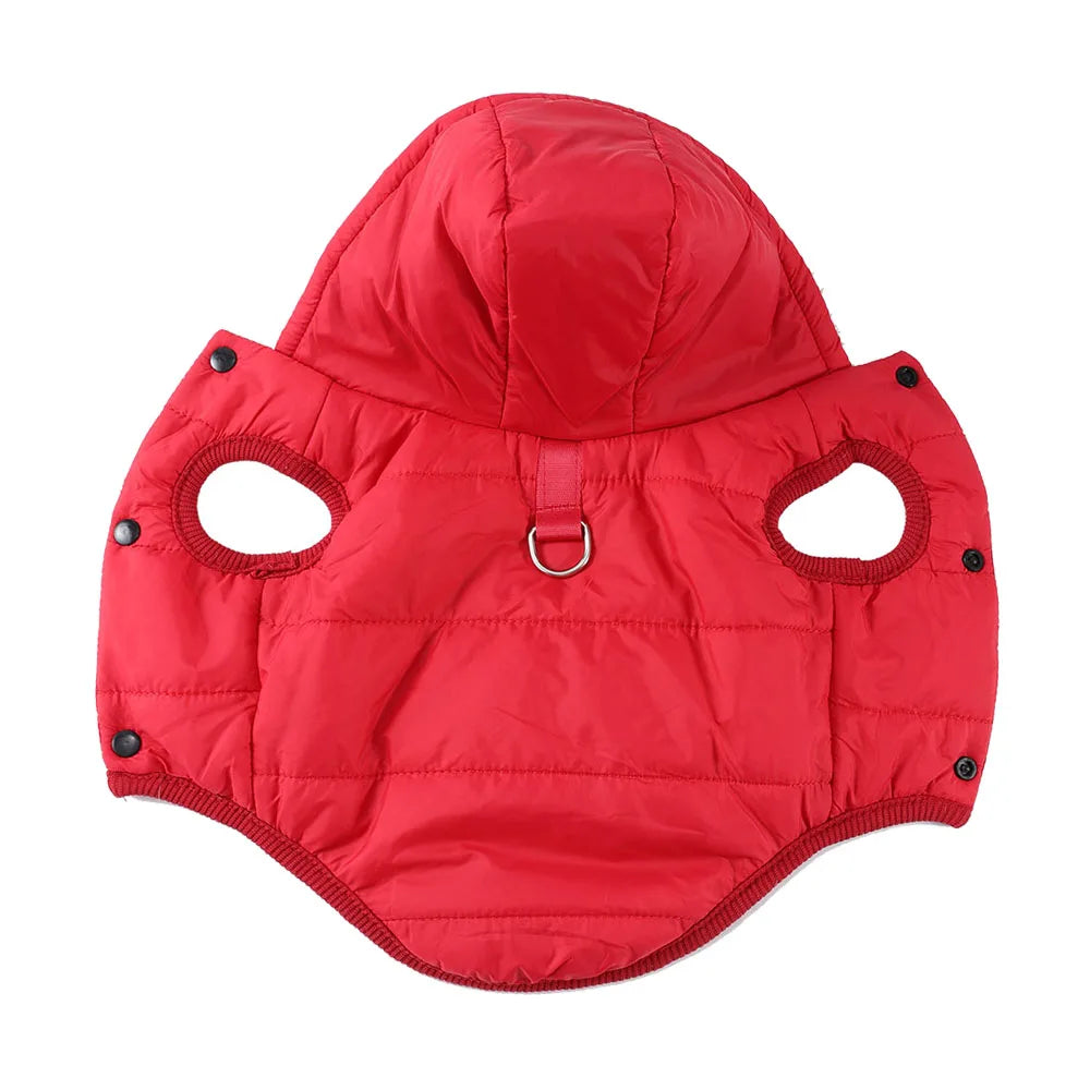 Waterproof Fleece Dog Coat – Hooded & Lined | PuppyPaw™