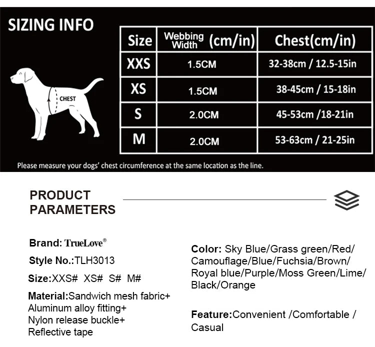 Step-In Dog Harness – Cooling Air-Mesh | PuppyPaw™