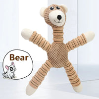 Indestructible Squeaky Dog Toy – Animal Shape | PuppyPaw™