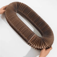Foldable Cat Scratcher – Catnip & Bell | PuppyPaw™
