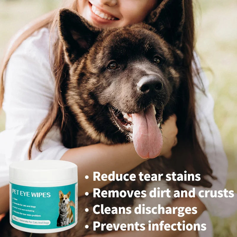 Pet Eye Cleaning Wipes – Tear Stain Removal Pads | PuppyPaw™