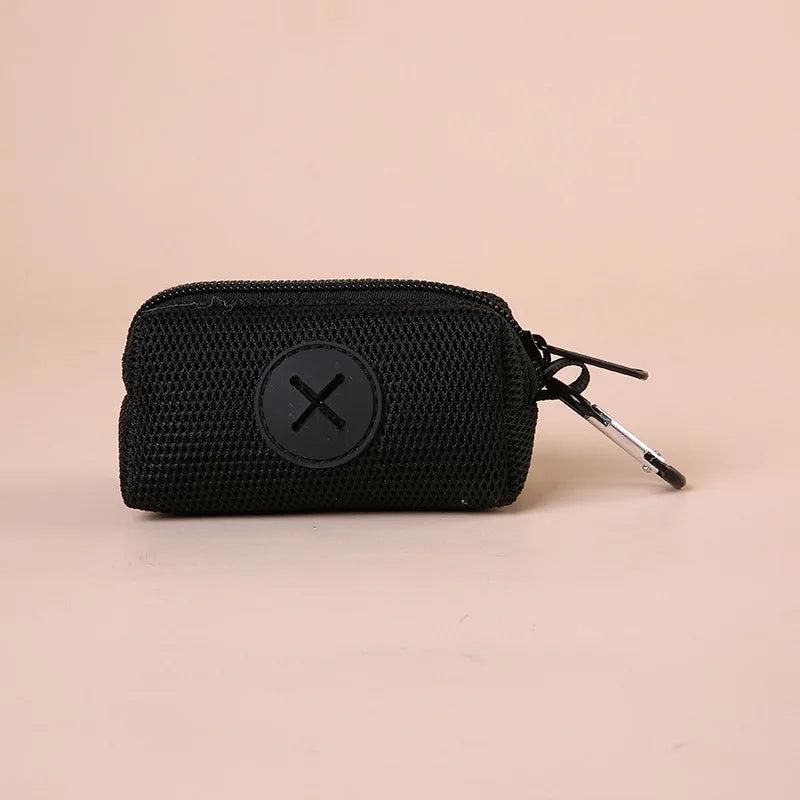 Canvas Dog Poop Bag Dispenser – Carabiner Clip | PuppyPaw™