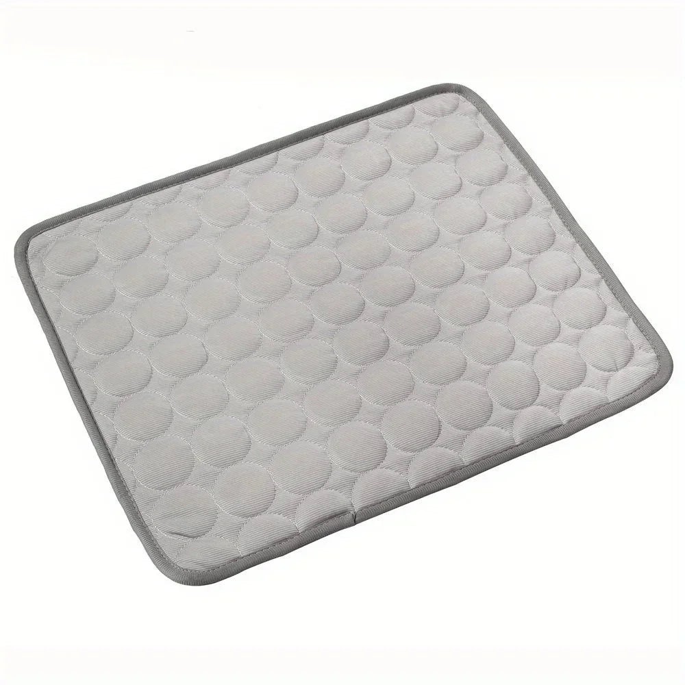 Cooling Ice Silk Pet Mat – Summer Sleeping Pad | PuppyPaw™