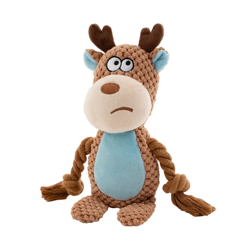 Small Dog Squeaky Plush Toy – Bite Resistant | PuppyPaw™
