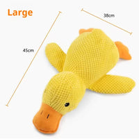 Plush Duck Dog Toy – Soft Squeaky Comfort | PuppyPaw™