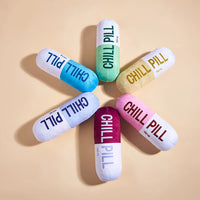 Squeaky Plush Pill Dog Toy – Bite-Resistant Chew | PuppyPaw™