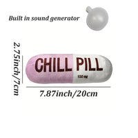 Squeaky Plush Pill Dog Toy – Bite-Resistant Chew | PuppyPaw™