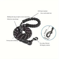 Heavy Duty Dog Leash – Padded Handle & Reflective | PuppyPaw™
