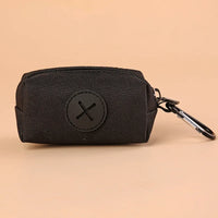 Canvas Dog Poop Bag Dispenser – Carabiner Clip | PuppyPaw™