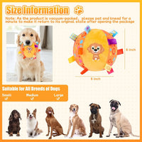 Soft Plush Dog Ball Toy – Bell & Label Chew | PuppyPaw™