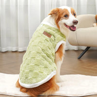 Flannel Dog Coat – Cotton Fleece Pullover | PuppyPaw™