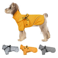 Dog Rain Jacket with Harness – Reflective | PuppyPaw™