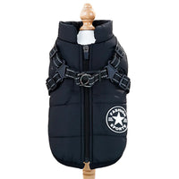 Waterproof Dog Jacket – Built-In Harness Ring | PuppyPaw™