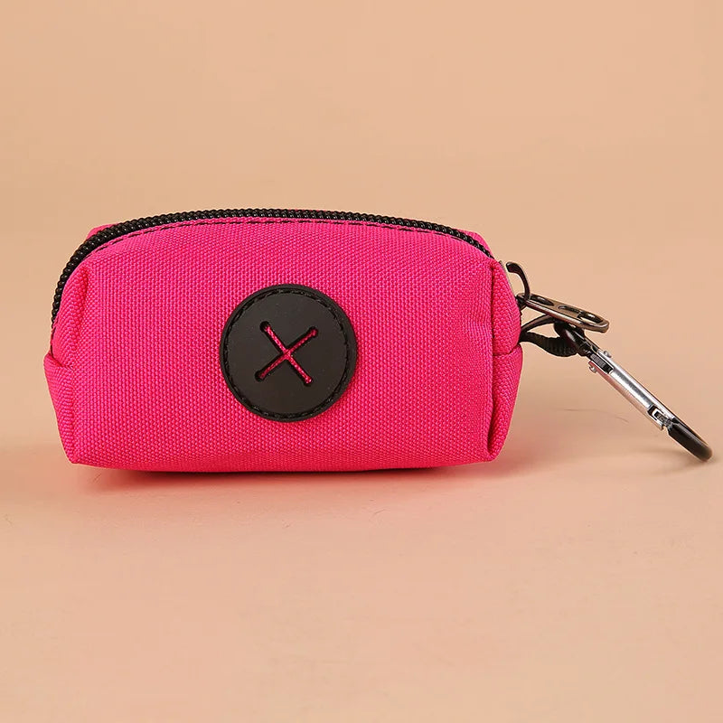 Canvas Dog Poop Bag Dispenser – Carabiner Clip | PuppyPaw™