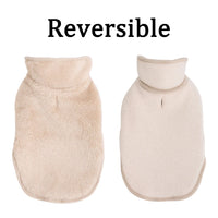 Reversible Fleece Cat Jacket – High Neck | PuppyPaw™
