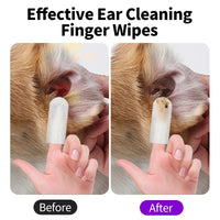 Pet Ear Cleaning Wipes – Fingertip Ear Mite Pads | PuppyPaw™