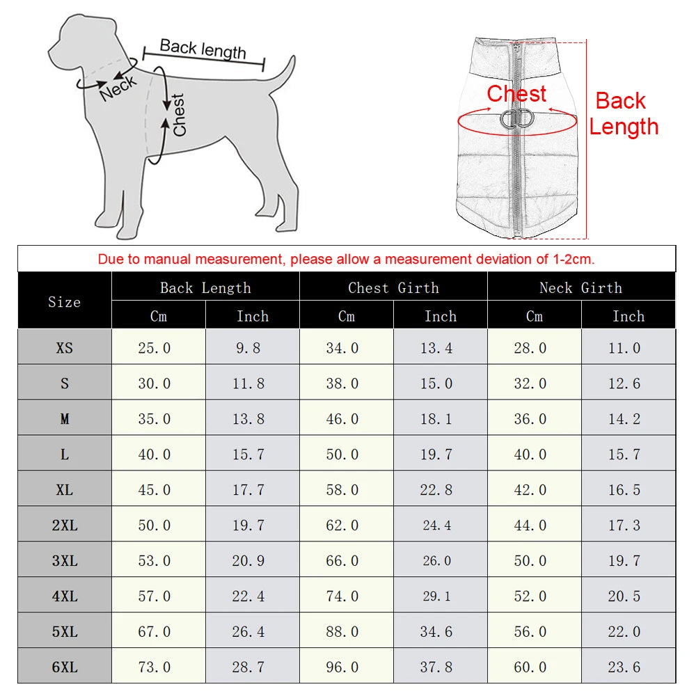 Windproof Waterproof Dog Jacket – D-Ring | PuppyPaw™