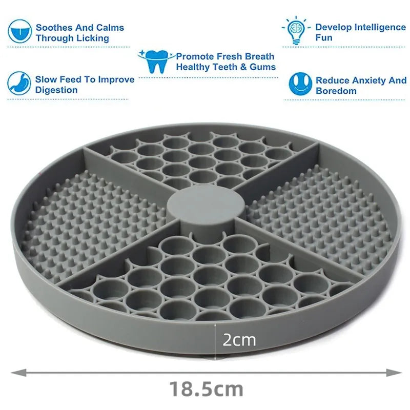 Silicone Lick Mat – Slow Feeder Suction Cup | PuppyPaw™