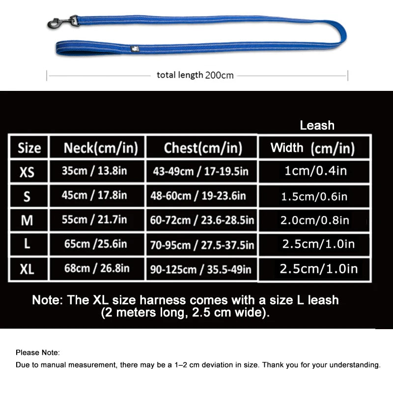 No-Pull Dog Harness & Leash Set – Padded Reflective | PuppyPaw™