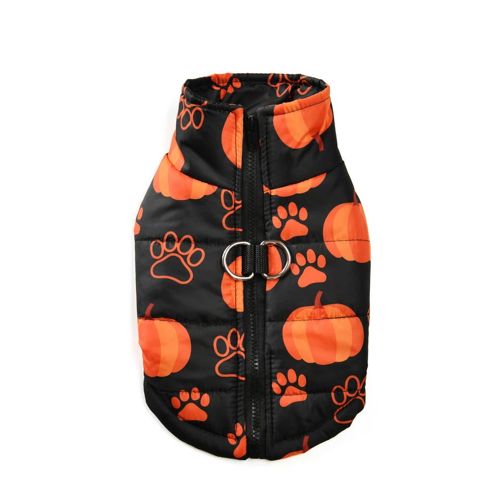 Halloween Waterproof Dog Vest – Winter Jacket | PuppyPaw™