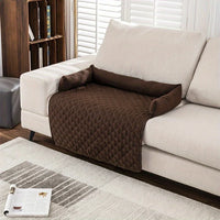 Waterproof Pet Sofa Bed – Removable Bolster Cushion | PuppyPaw™