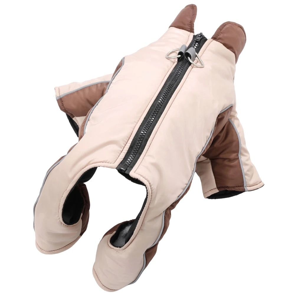 Reflective Dog Jumpsuit – Camo Winter Coat | PuppyPaw™