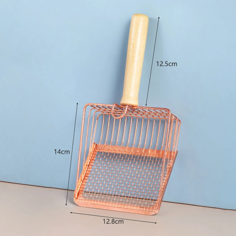 Stainless Steel Cat Litter Scoop – 2-in-1 Mesh | PuppyPaw™