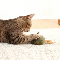 Plush Mouse Cat Toy – Squeaky Bite-Resistant | PuppyPaw™
