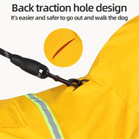 Dog Hooded Raincoat – Cape Style Reflective | PuppyPaw™