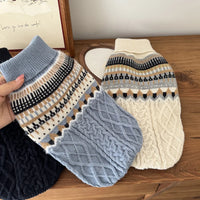 Vintage Knit Dog Sweater – Black & Beige | PuppyPaw™